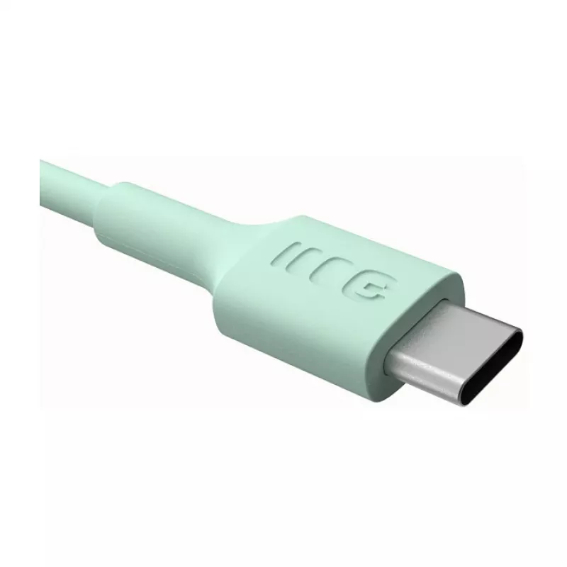 Green Cell PowerFlex Fast Charging USB Type-C do USB Type-C Kabel 100W Miętowy Zielony 1,2m