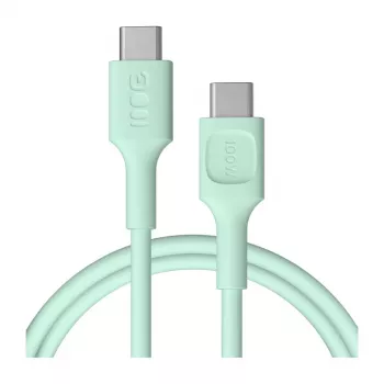 Green Cell PowerFlex Fast Charging USB Type-C do USB Type-C Kabel 100W Miętowy Zielony 1,2m