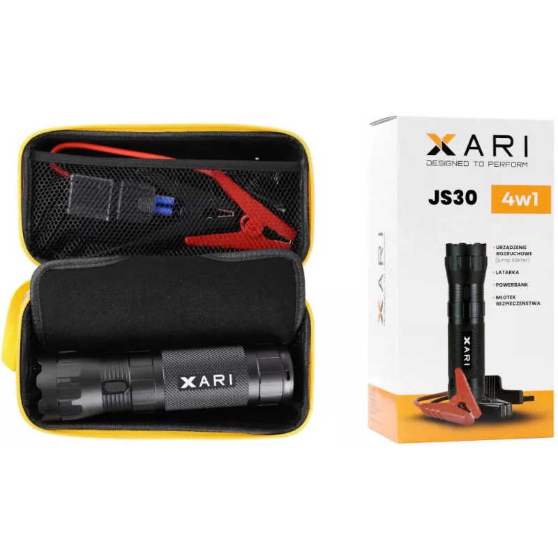 XARI Jump Starter PS-D30 Plus 3000A 20000mAh 12V Car Battery Booster with LED Flashlight