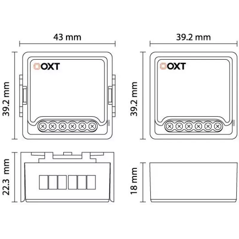 OXT T261 Mini Relay 1-Kanałowy ZigBee TUYA Smart Switch