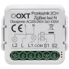 OXT Mini Przekaźnik Moduł 2-Kanałowy Bez Neutralnego ZigBee TUYA T272