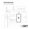 Moduł przekaźnika Wi-Fi OXT T220P, 1 obwód, 16 A, pomiar zużycia energii, Tuya