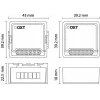 OXT T260P 1-kanałowy inteligentny moduł przekaźnika 16A z monitorowaniem mocy, ZigBee 3.0, kompatybilny z Tuya