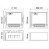 OXT Mini Smart Blind and Shutter Controller Module WiFi+RF Tuya T229