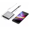 ZENWIRE USB-C Hub 4-in-1 Adapter 2x HDMI 4K USB 3.0 Space Gray BYL-2309