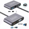 ZENWIRE USB-C Multiport Adapter Hub 4-in-1 HDMI 4K VGA USB-A Space Gray BYL-2310
