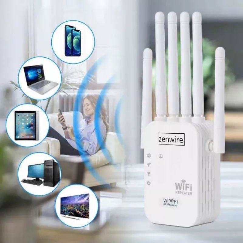 Zenwire WDR611U Outdoor WiFi Repeater Extender 300 Mbps
