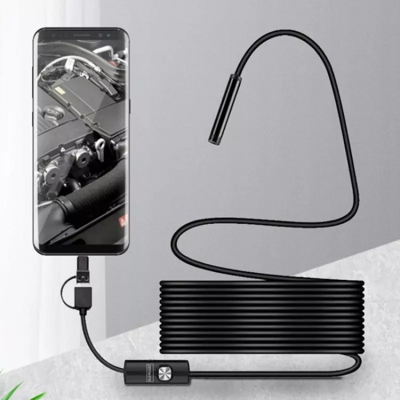 ZENWIRE AN100 USB-C Endoskop Kamera Inspekcyjna 3.5m 1080p IP67 z Akcesoriami