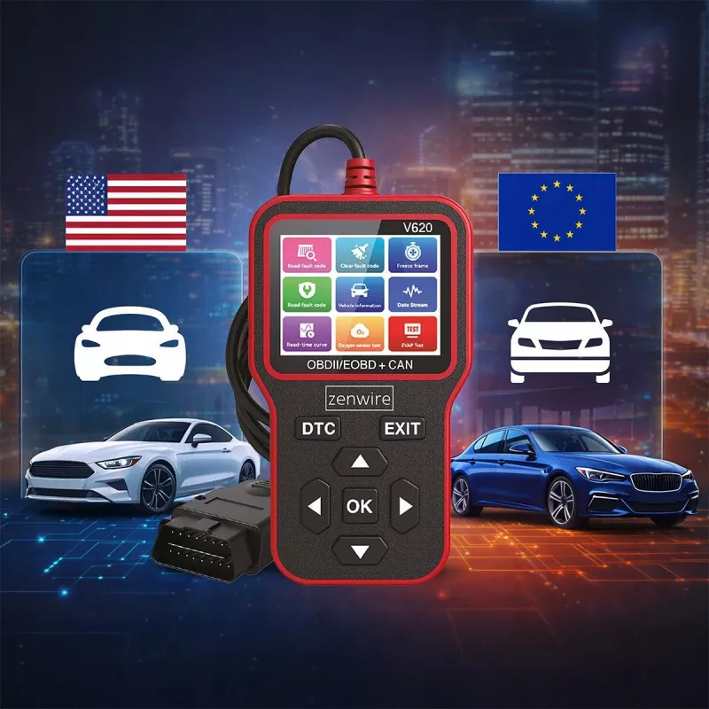 ZENWIRE V620 OBD2 ELM327 interfejs CAN skaner diagnostyczny