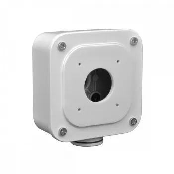 BCS BASIC BCS-B-STIP/BTIP(2.0) Puszka montażowa do kamer kopułkowych i tubowych, biała, stop aluminium, IP66, średnica 130 mm