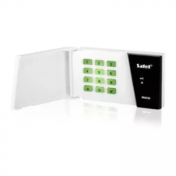 SATEL MICRA MKP-300 Bezprzewodowa klawiatura z wyświetlaczem LCD, 433 MHz, 16 klawiszy, czarna