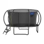 MERACH MR-2429B3 Trampolina, 4,5 m (15 ft) Okrągła z Siatką Bezpieczeństwa, Maks. Obciążenie 150 kg, 96 Sprężyn