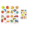 LEAN TOYS Stojąca magnetyczna tablica suchościeralna 1200x900mm dwustronna z obrotem 360°