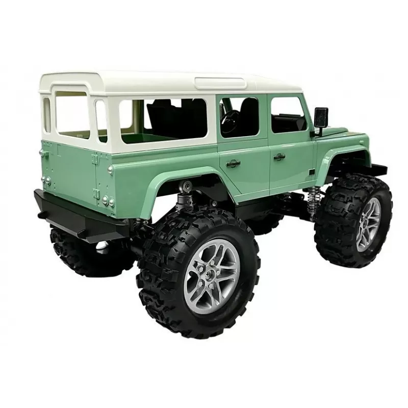 Samochód zdalnie sterowany Double E Jeep R/C Zielony 7,5 km/h 1:14 2,4G