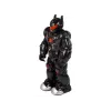 LEAN TOYS Interaktywny Robot Chodzi Dźwięk Światła Czarny