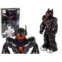 LEAN TOYS Interaktywny Robot Chodzi Dźwięk Światła Czarny