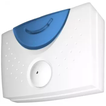 EURA ED-30A3 (RL-9811) Bezprzewodowy dzwonek do drzwi z czujnikiem ruchu PIR, 32 melodie, zasięg 100 m, IP44