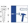 Quick Mount Clip - Flat USMP-3 Elektro-Plast Opatówek 600szt BOX 16.23