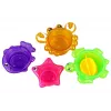 LEAN TOYS Pelikan z Wzorami do Kąpieli