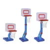 LEAN TOYS Kosz do koszykówki Regulowany z pompką 138cm Niebieski