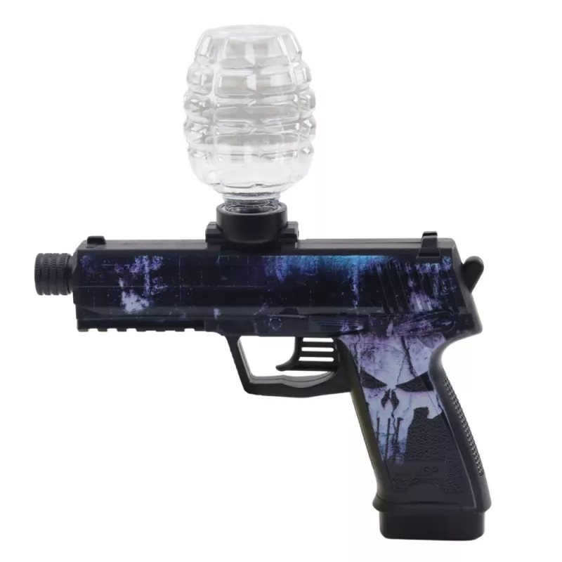 LEAN TOYS Automatyczny Pistolet na Wodne Kulki Żelowe Skull