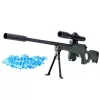 LEAN TOYS Replika Karabinu Snajperskiego AWM z Podstawką, Kulki Żelowe na Wodę, 80 cm