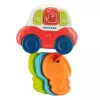 LEAN TOYS Interaktywny Samochodzik z Gryzakami, Kluczykami, Światłami i Dźwiękami