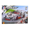 LEAN TOYS Klocki Konstrukcyjne Samochód Sportowy Robot 2w1 Szary 363 szt.