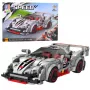 LEAN TOYS Klocki Konstrukcyjne Samochód Sportowy Robot 2w1 Szary 363 szt.