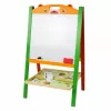 LEAN TOYS Dwustronna Magnetyczna Tablica Edukacyjna Kredowa 2 w 1 z Markerami, Literami, Cyframi