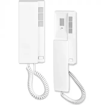 ACO INS-UP720B UNIFON - Słuchawka domofonowa cyfrowa, 1-przyciskowa, biała