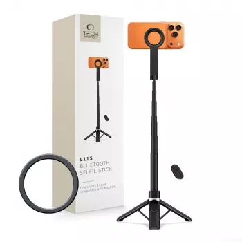TECH-PROTECT L11S MagSafe Bluetooth Selfie Stick Tripod Czarny