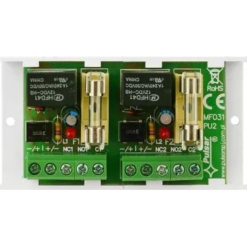 PULSAR AWZ512 Moduł Przekaźnikowy 2x SPDT 12V DC