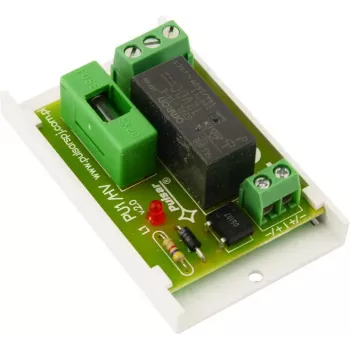Moduł przekaźnika Pulsar AWZ514, 1x SPDT, 10-16V DC, 1A, Zaciski śrubowe