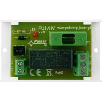 Moduł przekaźnika Pulsar AWZ514, 1x SPDT, 10-16V DC, 1A, Zaciski śrubowe