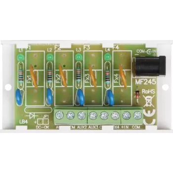 PULSAR AWZ575 Fuse Module 8-Channel 1A Glass Fuse 10-30V DC