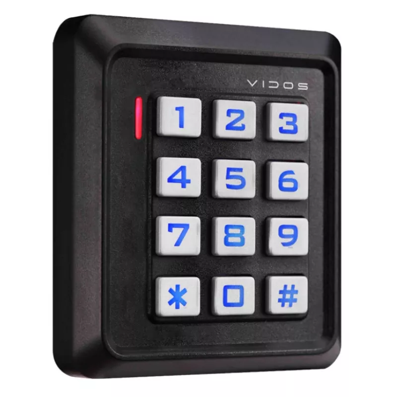 Zamek szyfrowy VIDOS ZS40B z czytnikiem zbliżeniowym, IP68, 2000 użytkowników, PIN i RFID