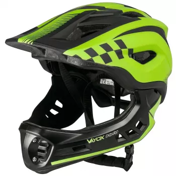 Kask enduro Vayox VA0421GS Zielony Rozmiar S