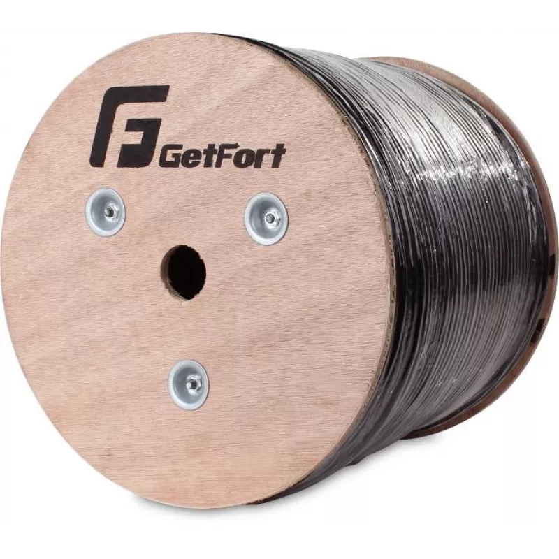 GETFORT Premium Cat.5e U/UTP UV Gel-Filled Outdoor Cable 500m Black