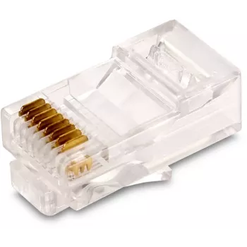 GETFORT RJ45 Cat.5e UTP 8P8C Network Connector 100 Pieces