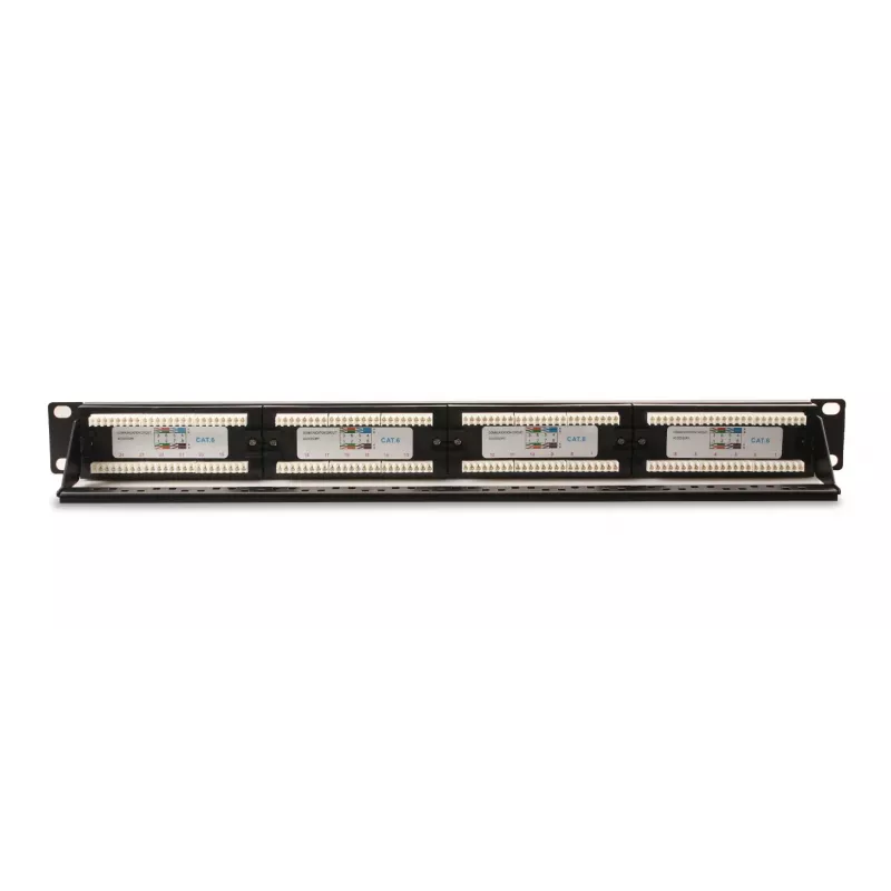 GETFORT PGF-6UTP24-B4 Panel krosowy UTP Cat.6 24 Port 1U Czarny