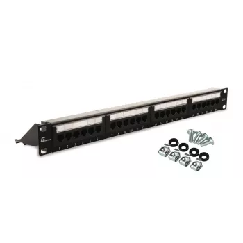 GETFORT PGF-6UTP24-B4 Panel krosowy UTP Cat.6 24 Port 1U Czarny