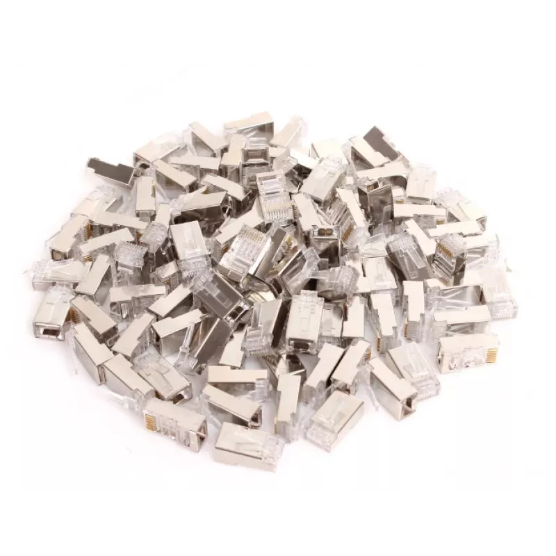 GETFORT RJ45 CAT.5e 8P8C Shielded Connector (100 szt.)