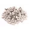 GETFORT RJ45 Cat.6 Shielded Connector 8P8C (100 szt.) - Pozłacany, przezroczysty