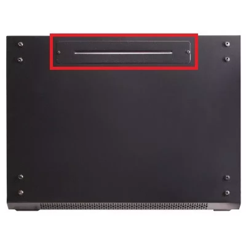 GETFORT CALI 19 inch 9U 600x600 Szafa Rack naścienna Czarna