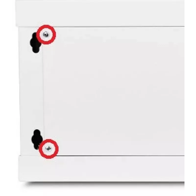 GETFORT 19 inch CALI 9U 600x600 Szafa Rack naścienna Szary (RAL 7035)