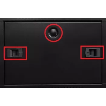 GETFORT CALI 15U 600x550 Szafa Rack Dwusekcyjna Ścienna Czarna