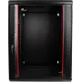 GETFORT CALI 15U 600x550 Szafa Rack Dwusekcyjna Ścienna Czarna