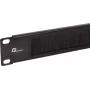 Getfort GF-Brush-RB 1U 19 inch Panel szczotkowy do szaf rack - Czarny