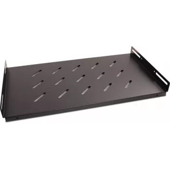Getfort 45cm 19 inch 1U Półka Stała do Szafy Rack - Czarna